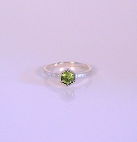 Peridot Strykke ring from The Middle Green