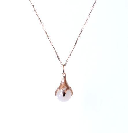 Rose quartz Ferian pendant from The Middle Green