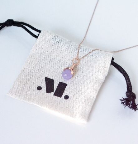 Rose gold Ferian pendant from The Middle Green