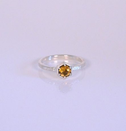 Citrine Strykke ring from The Middle Green