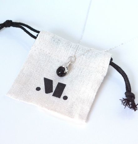 Silver Onyx Ferian Pendant from The Middle Green