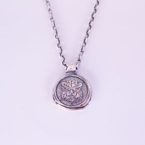 20" Green Man silver pendant from The Middle Green