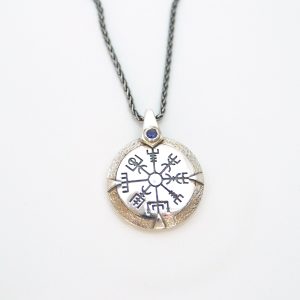 20" Vegvisir silver pendant from The Middle Green