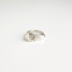 Seidr silver ring from The Middle Green