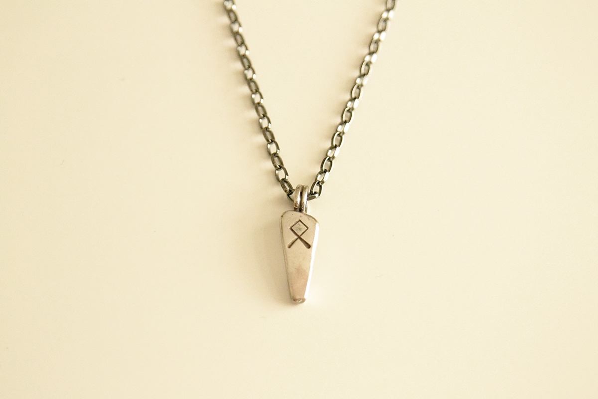 Protection Rune Necklace Sterling Silver Rune Necklace for Protection – Seidr | The Middle Green