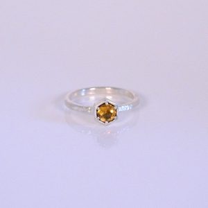 Citrine Strykke ring from The Middle Green
