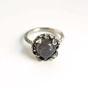 Handcrafted rutilated ring from The Middle Green