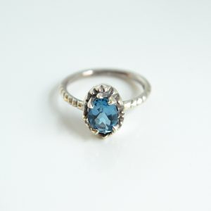 Handcrafted aquamarine ring from The Middle Green